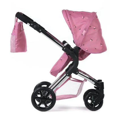 Roma Roma Darcie Pink Dolls Pram – Pretty Single Dolls Pram for Ages 3–9