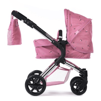 Roma Darcie Pink Dolls Pram - Suitable from 3-9 Years  Roma   