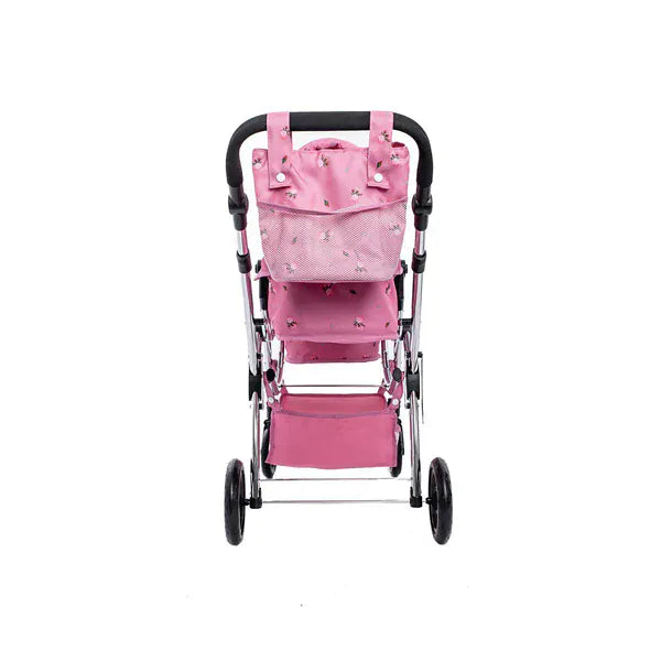 Roma Darcie Pink Twin Dolls Pram 3-14 Years - Amy Child's Collection of Dolls Prams General Roma Prams