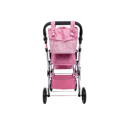 Roma Darcie Pink Twin Dolls Pram 3-14 Years - Amy Child's Collection of Dolls Prams General Roma Prams