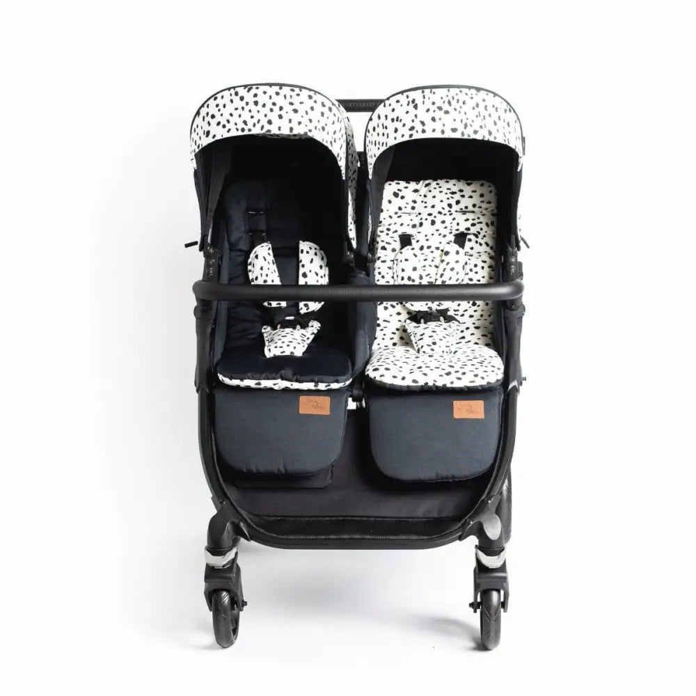 Roma Gemini Double Stroller - Dalmatian Roma Prams
