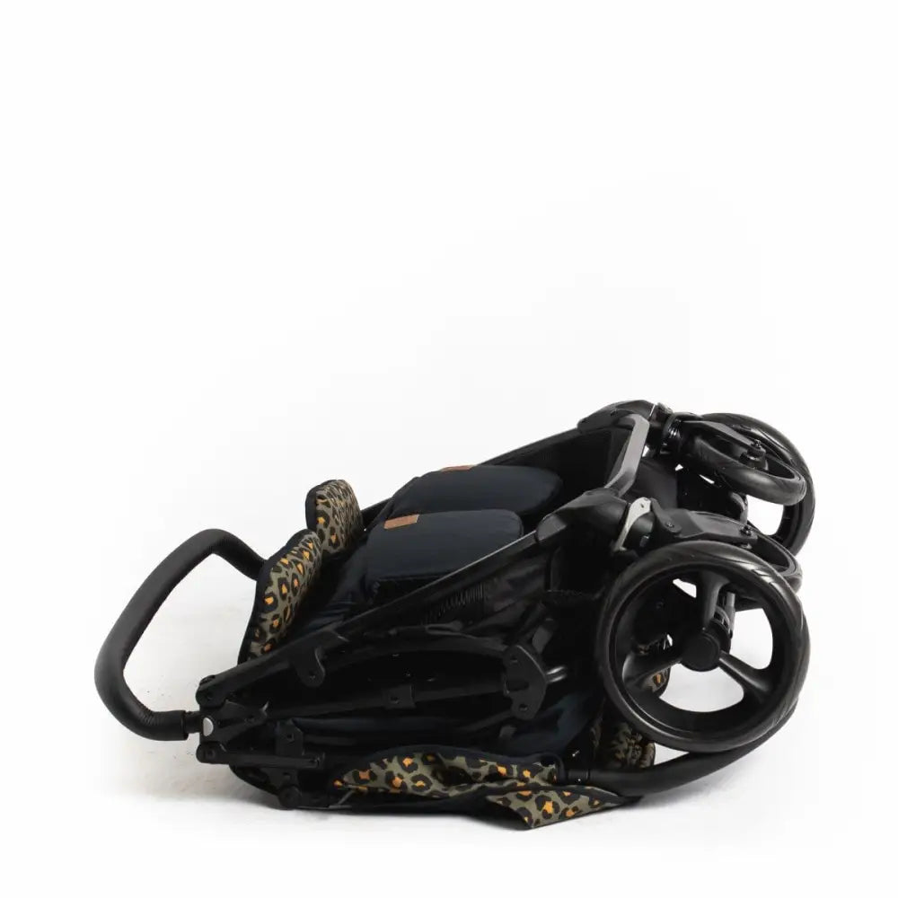 Roma Gemini Double Stroller - Khaki Leopard