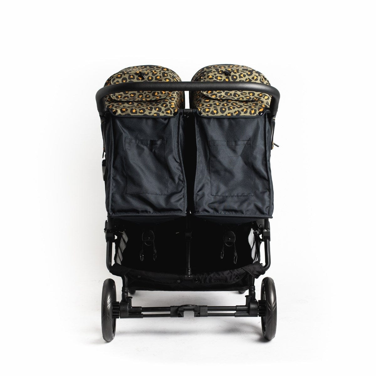 Roma Gemini Double Stroller - Khaki Leopard Roma Prams