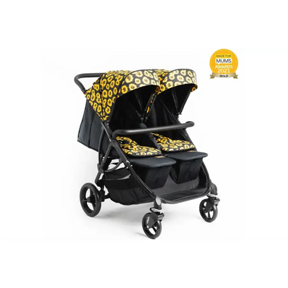 Roma Gemini Double Stroller - Sunflower Roma Prams