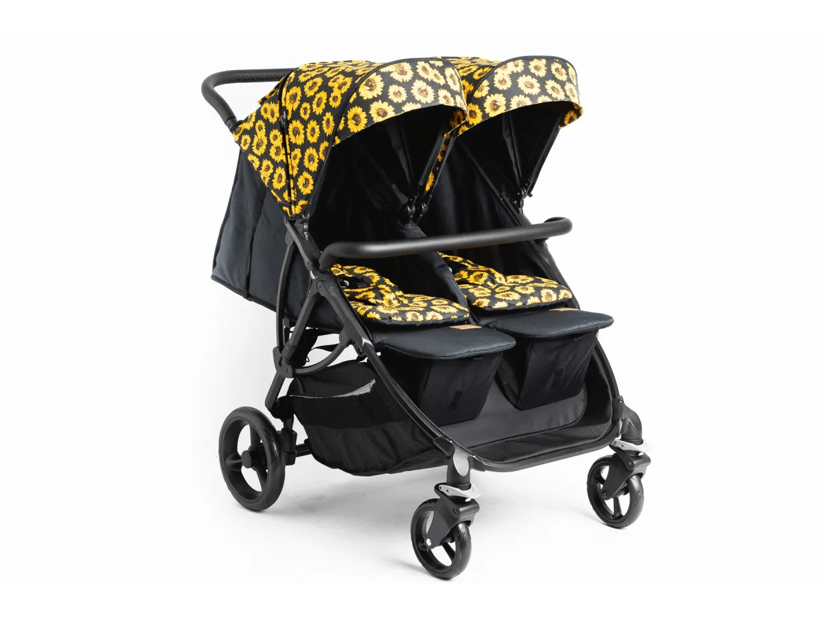 Roma Gemini Double Stroller - Sunflower Roma Prams