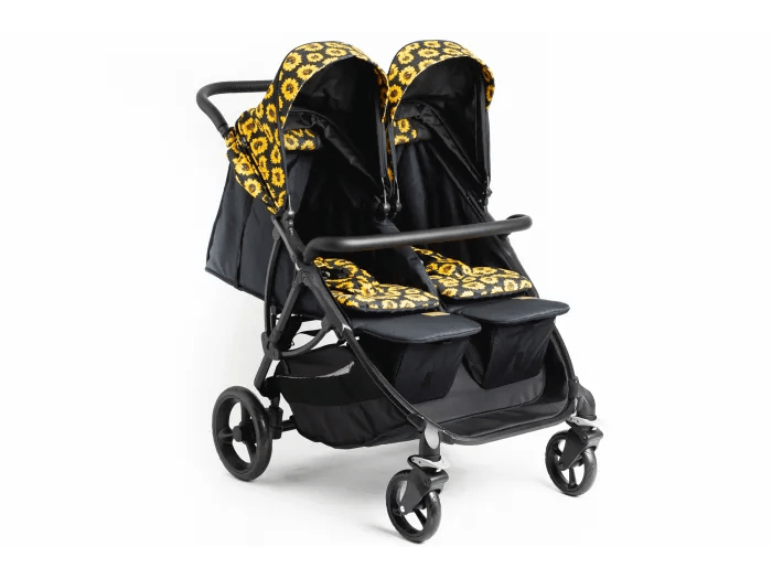 Roma Gemini Double Stroller - Sunflower Roma Prams