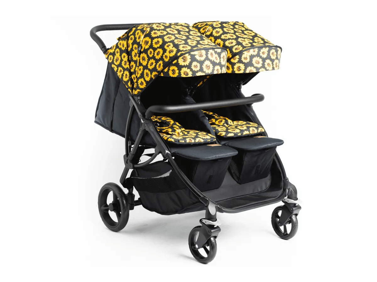 Roma Gemini Double Stroller - Sunflower Roma Prams