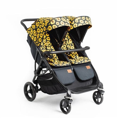 Roma Gemini Double Stroller - Sunflower Roma Prams