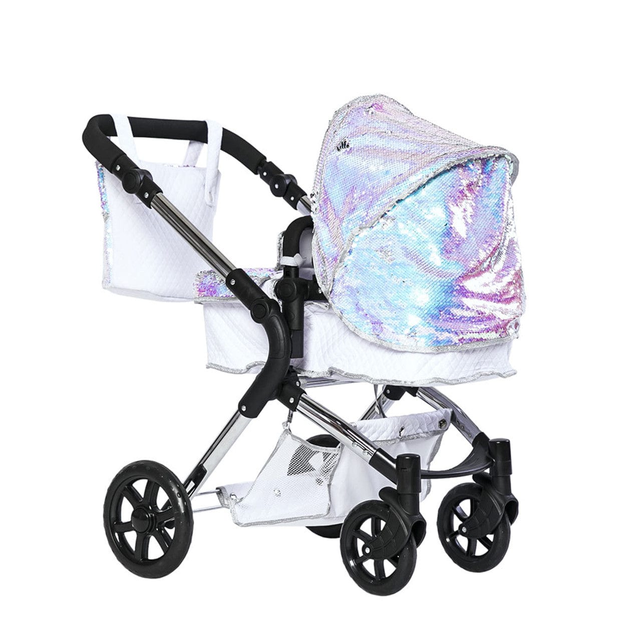 Roma Mermaid Dolls Pram 3-9 Years - Free Parasol Black Friday Offer  Roma   