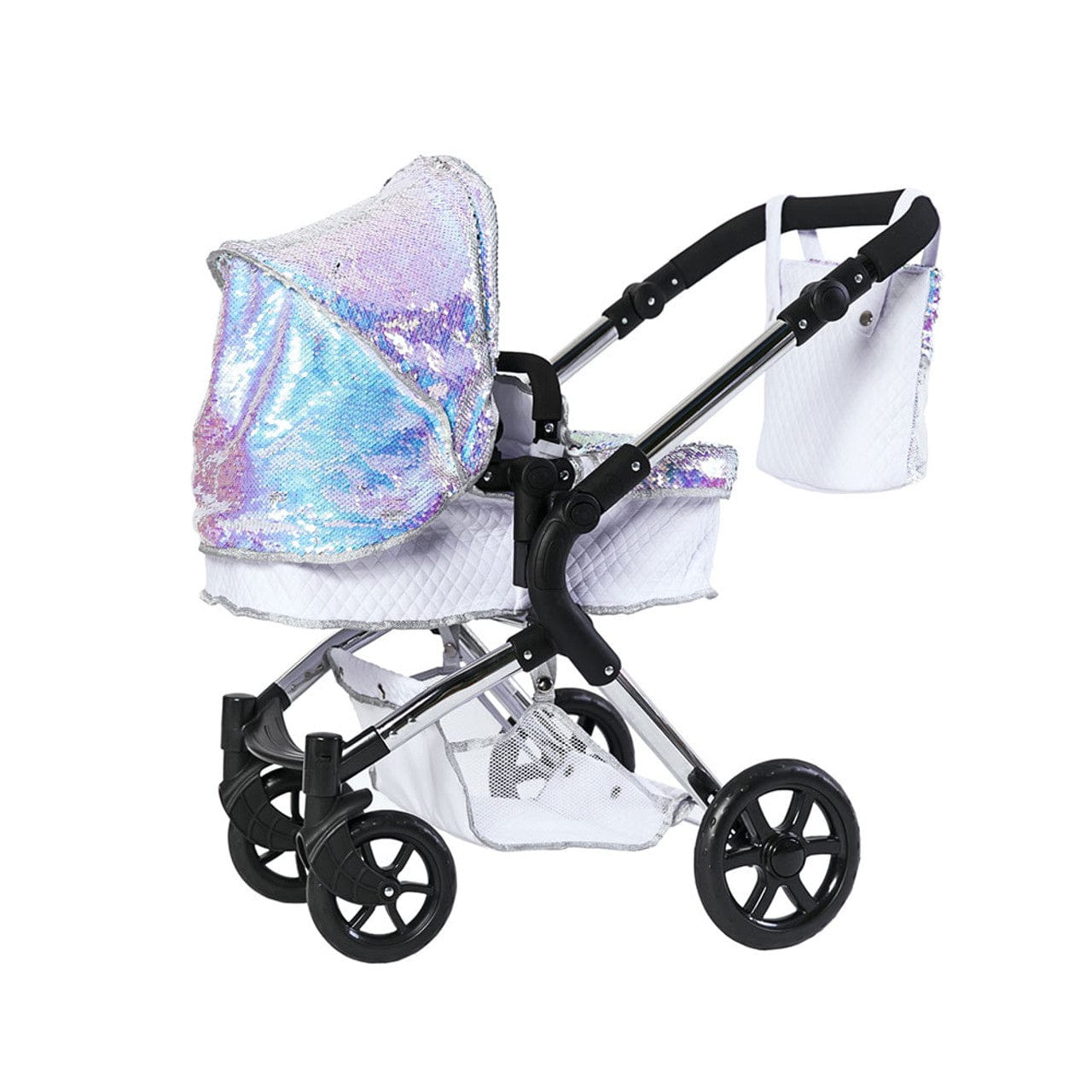 Roma Mermaid Dolls Pram 3-9 Years - Free Parasol Black Friday Offer  Roma   