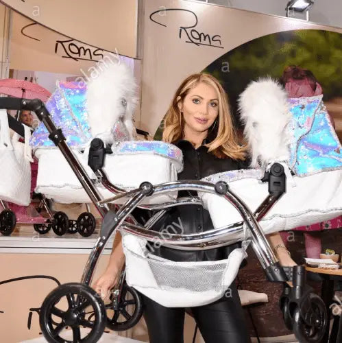 Roma Mermaid Twin Dolls Pram 3-14 Years - Amy Child's Collection of Dolls Prams Roma