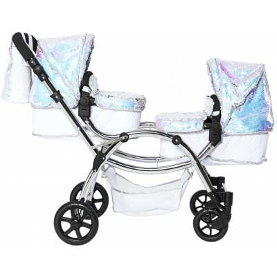 Roma Mermaid Twin Dolls Pram 3-14 Years - Amy Child's Collection of Dolls Prams  Roma   