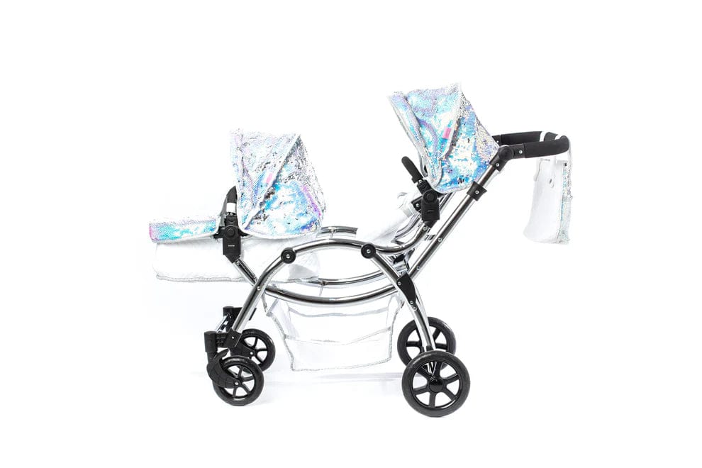 Roma Mermaid Twin Dolls Pram 3-14 Years - Amy Child's Collection of Dolls Prams  Roma   