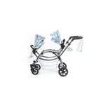 Roma Mermaid Twin Dolls Pram 3-14 Years - Amy Child's Collection of Dolls Prams  Roma   