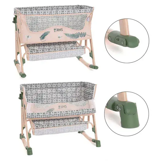 Roma RHS Dolls Bedside Crib - Fern Roma Prams
