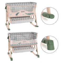 Roma RHS Dolls Bedside Crib - Fern