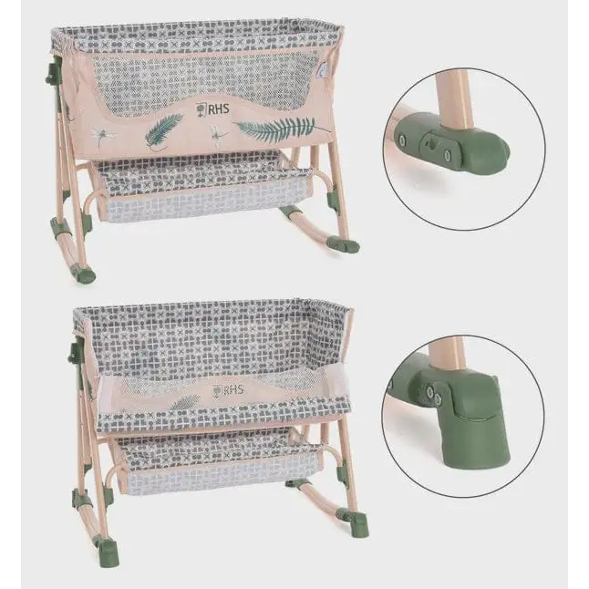 Roma RHS Dolls Bedside Crib - Fern Roma Prams