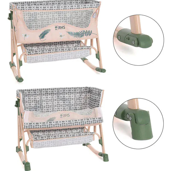 Roma RHS Dolls Bedside Crib - Fern Roma Prams