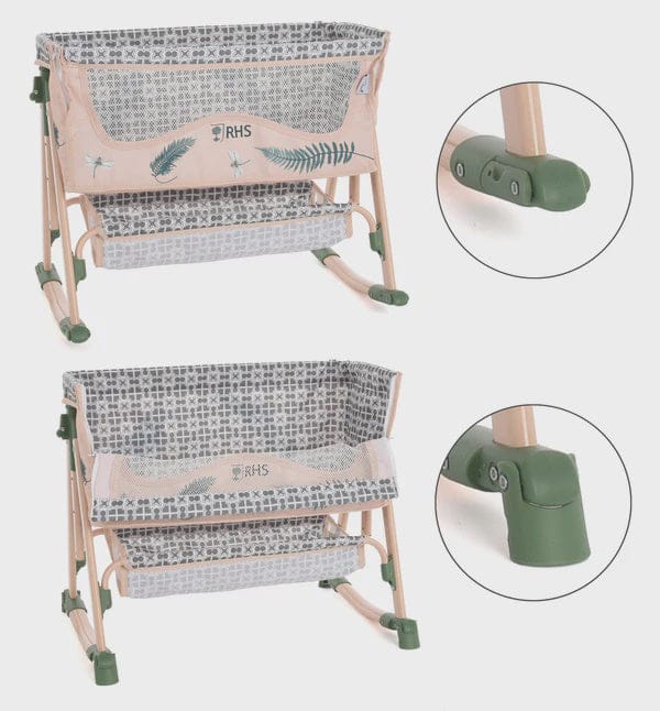 Roma RHS Dolls Bedside Crib - Fern Roma Prams