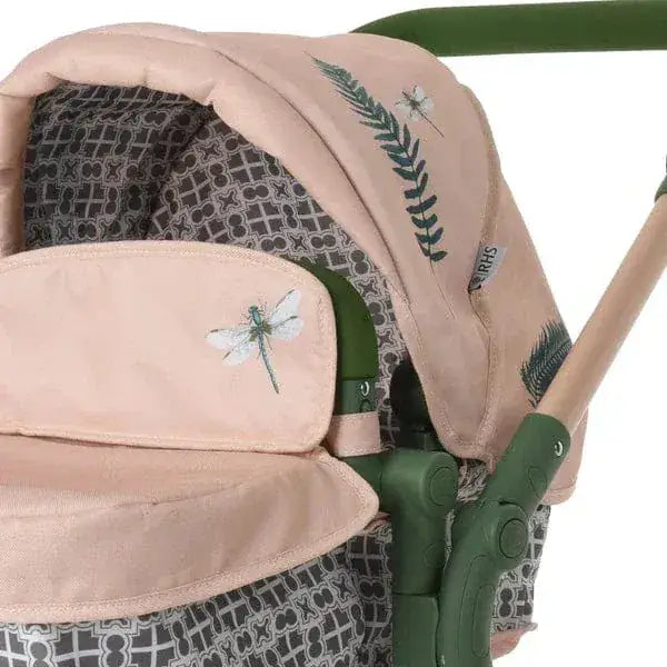 Roma RHS Twin Dolls Pram – Fern | Eco-Friendly 2-in-1 Twin Doll Pram Roma