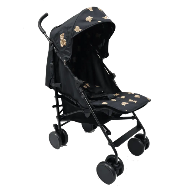Roma Star Teddy Pushchair - Black Teddy Bear's  Roma Prams   