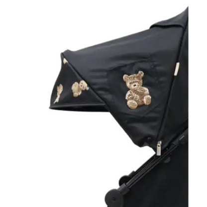 Roma Star Teddy Pushchair - Black Teddy Bear's  Roma Prams   