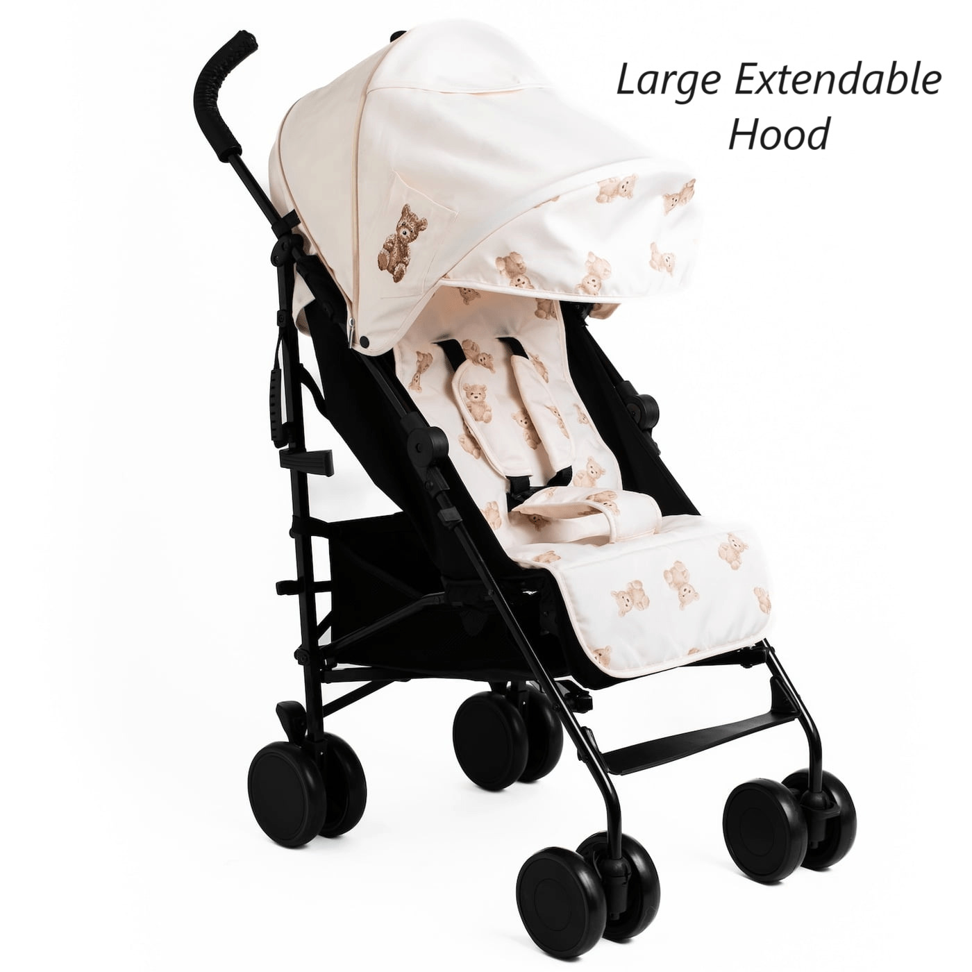 Roma Star Teddy Pushchair Cream Teddy Bear s Baby Boutique UK