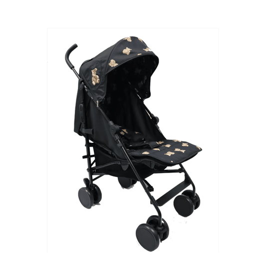 Roma Star Teddy Pushchair - Black Teddy Bear's  Roma Prams   