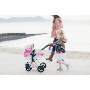 Roma Stephanie Pink Glitter Dolls Pram 3-9 Years Roma