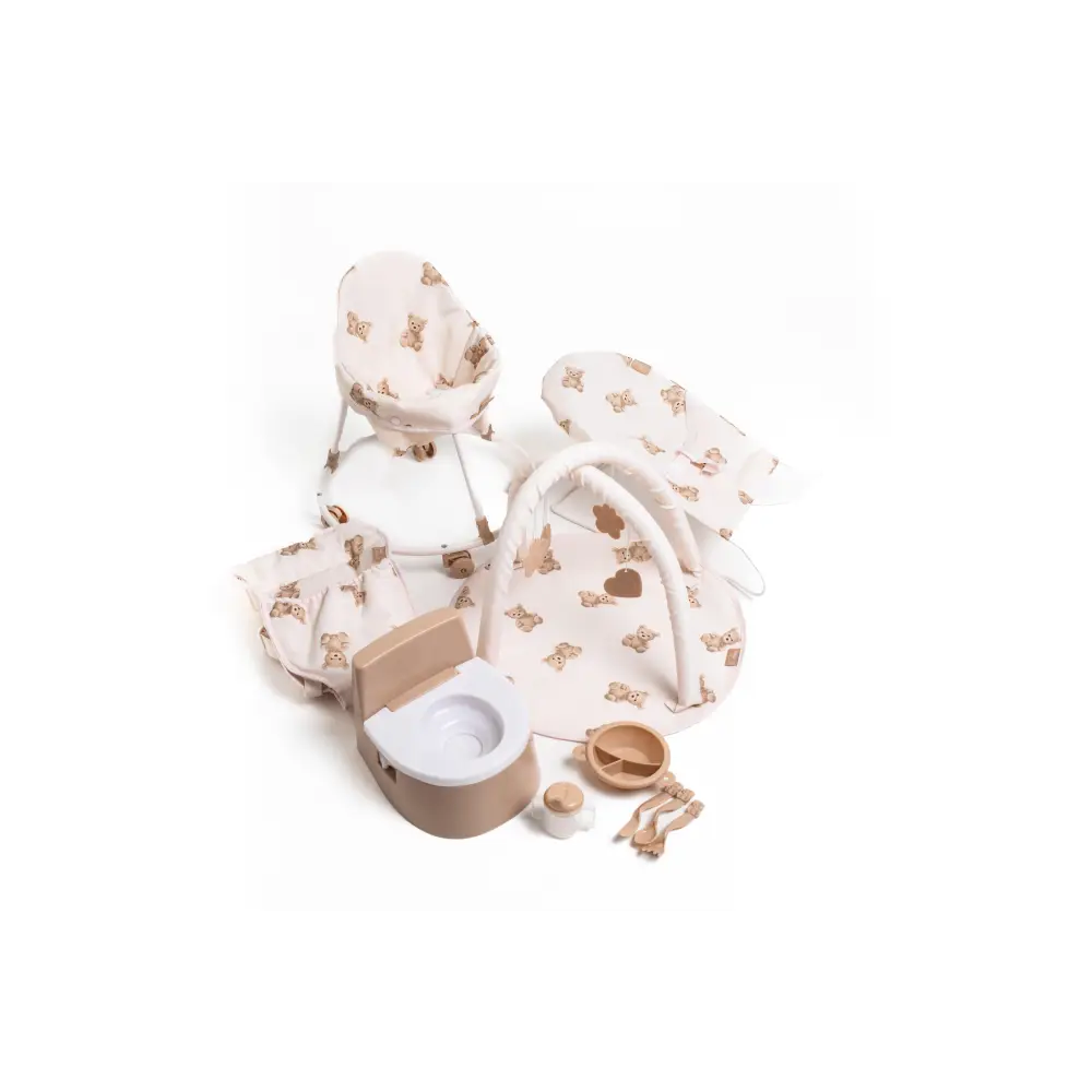 Roma Teddy 10 Piece Doll's Accessory Bundle  Roma   