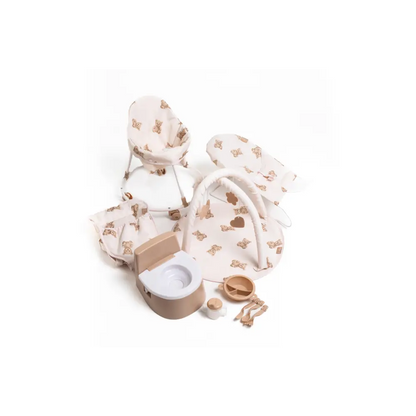 Roma Teddy 10 Piece Doll's Accessory Bundle  Roma   