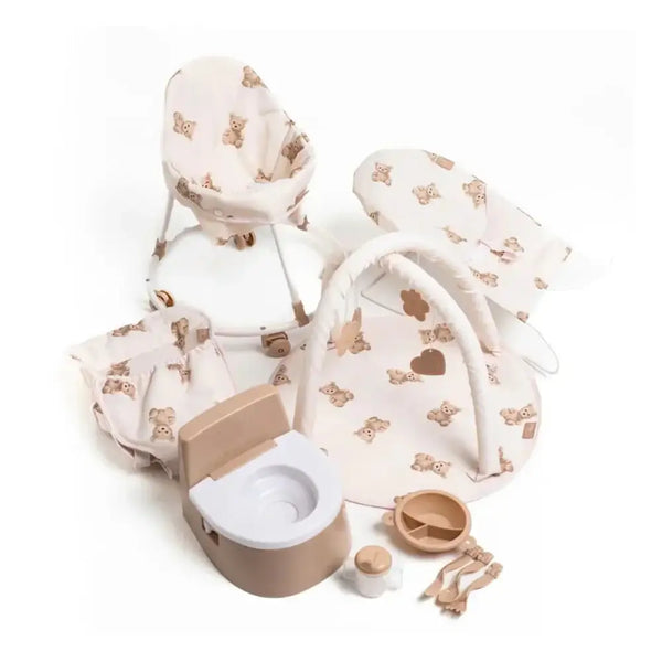 Roma Teddy 10 Piece Doll's Accessory Bundle  Roma   