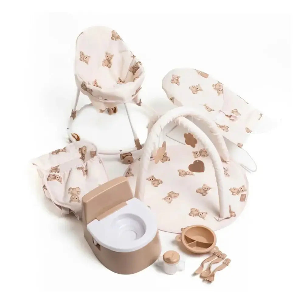 Roma Teddy 10 Piece Doll's Accessory Bundle  Roma   