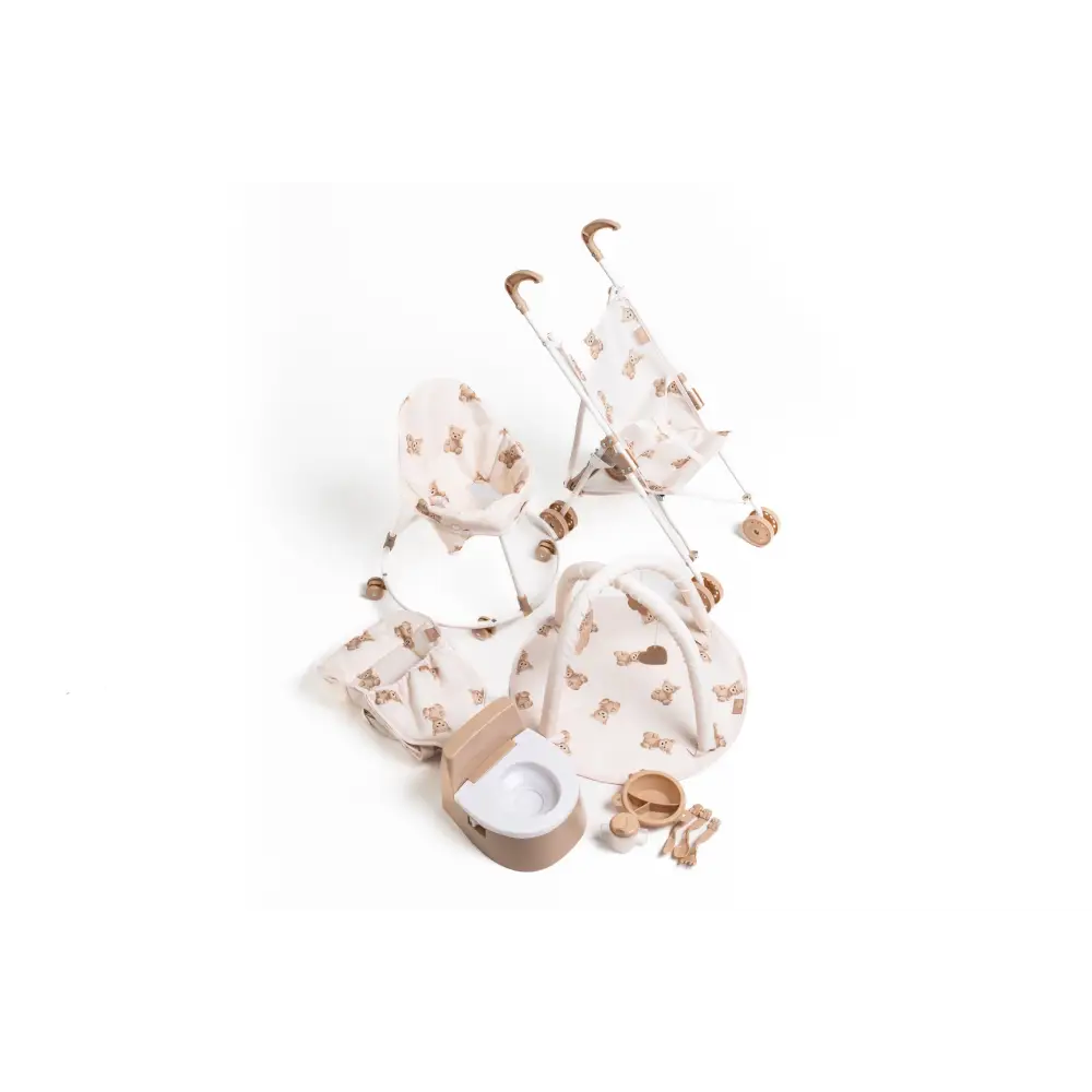 Roma Teddy 10 Piece Doll's Accessory Bundle  Roma   