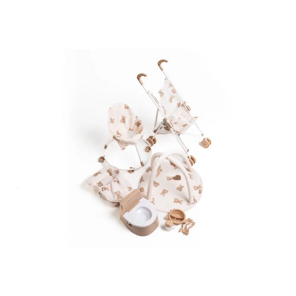 Roma Teddy 10 Piece Doll's Accessory Bundle  Roma   
