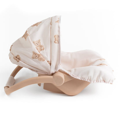 Teddy Doll & Matching Car Seat Bundle Roma Prams