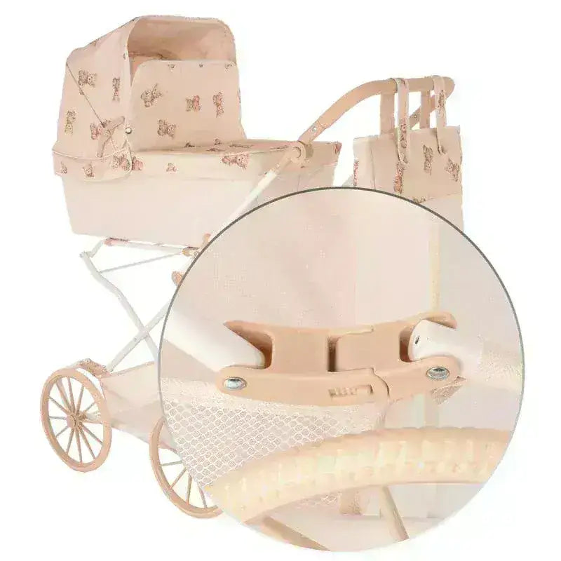 Roma Teddy Reborn Dolls Pram – Large Classic Pram for Older Children Roma Prams