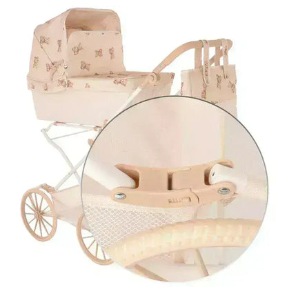 Roma Teddy Reborn Dolls Pram – Large Classic Pram for Older Children Roma Prams