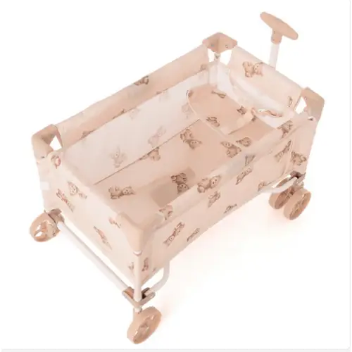 Roma Teddy Toy Wagon – Foldable Fabric Toy Storage Wagon for Kids Roma Prams