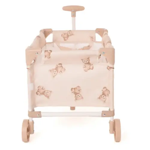 Roma Teddy Toy Wagon – Foldable Fabric Toy Storage Wagon for Kids Roma Prams