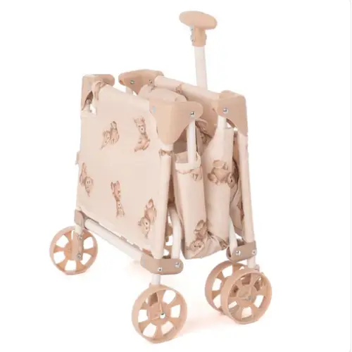 Roma Teddy Toy Wagon – Foldable Fabric Toy Storage Wagon for Kids Roma Prams