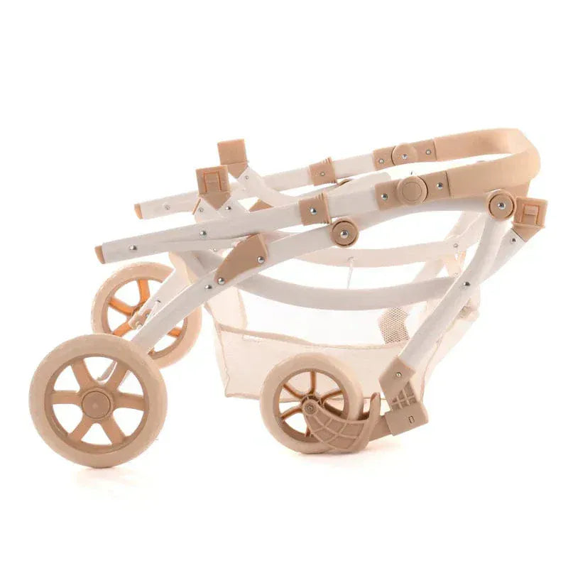 Roma Prams Roma Teddy Twin Dolls Pram – Luxury Double Dolls Pram for Ages 3–12