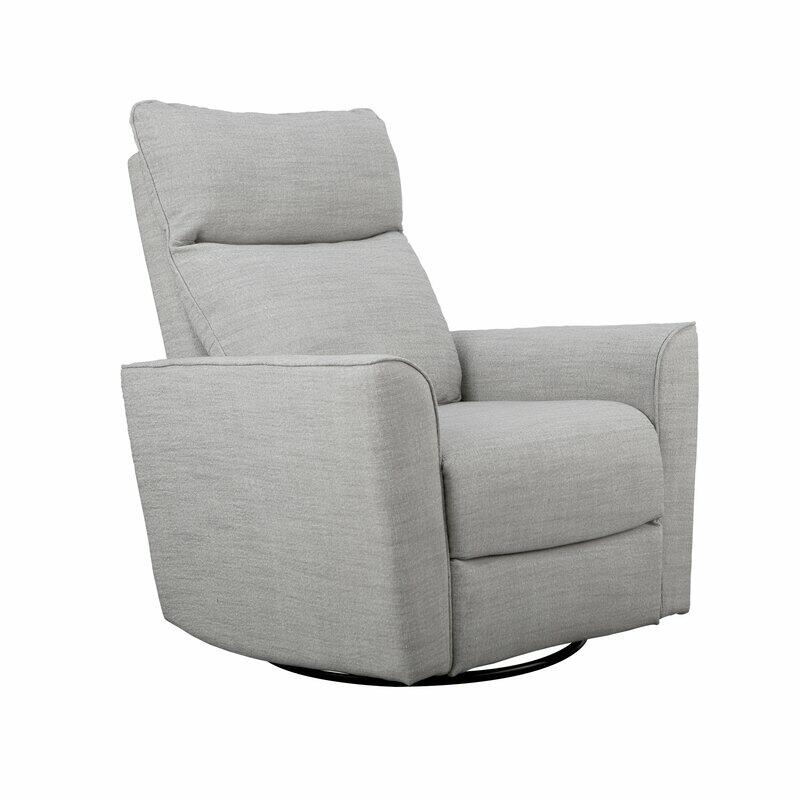 Savannah Swivel Glider Reclining Nursery Chair - Pebble  Obaby   