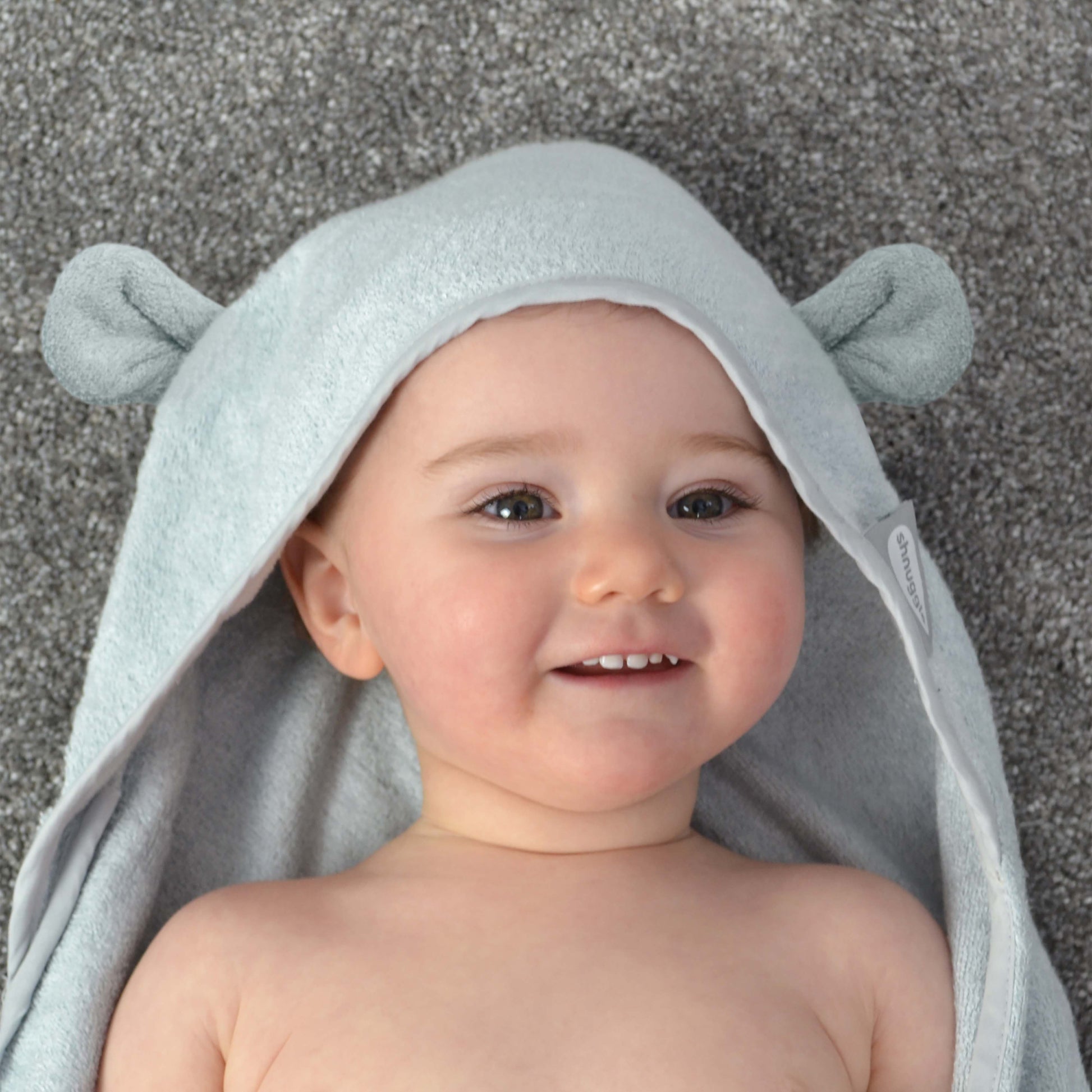 Shnuggle Wearable Towel - Grey  Shnuggle   