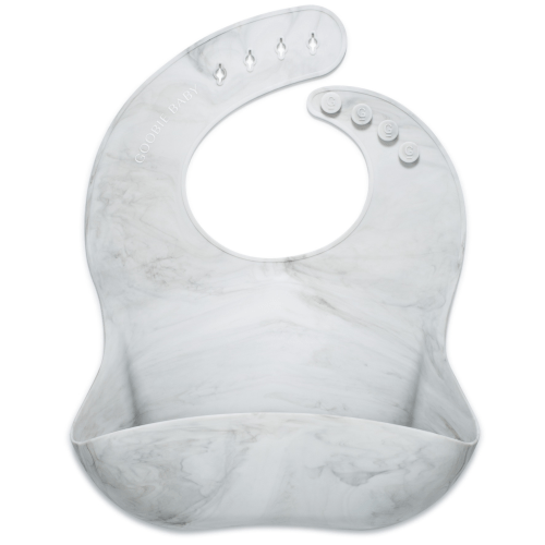 Silicone Baby Bib - Marble  Goobie Baby   