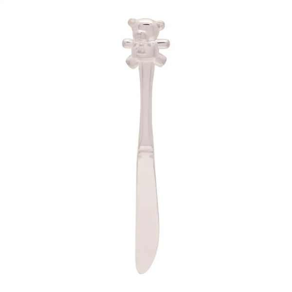 Silver Plated Baby Cutlery Set with Teddy Tops General Bambino's