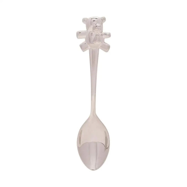 Silver Plated Baby Cutlery Set with Teddy Tops General Bambino's