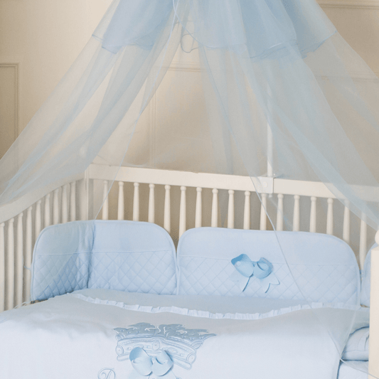 Sofija Royal Baby Bumper Set - Blue  Sofjia   