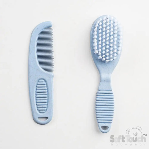 Soft Baby Brush and Comb Set General Not specified Blue
