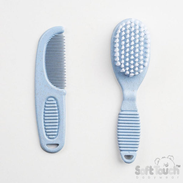 Soft Baby Brush and Comb Set General Not specified Blue